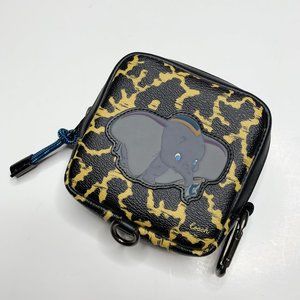 Coach Signature x Disney Dumbo Animal Print Pouch